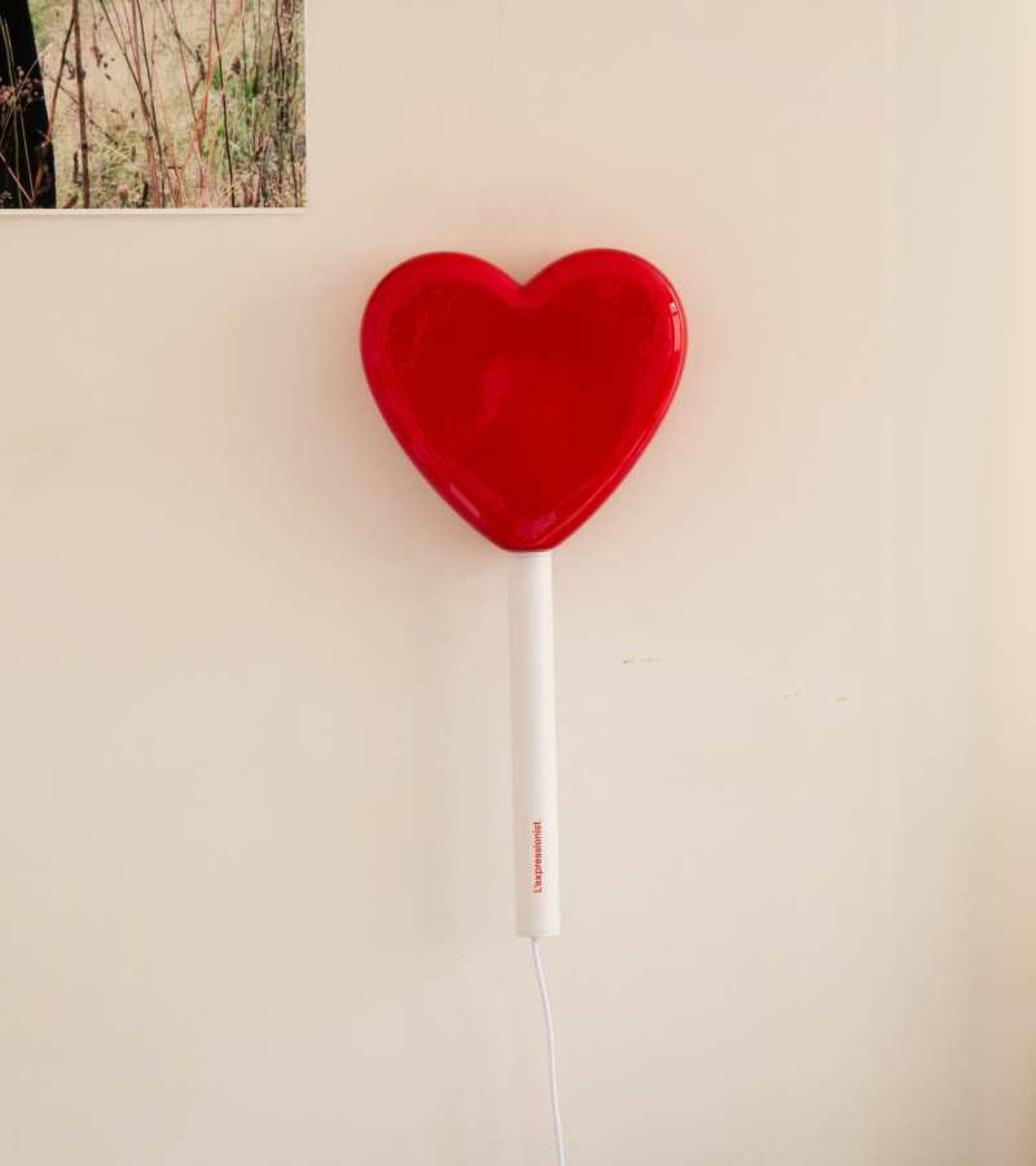 Lampe murale sucette cœur — vue 4 | Appart 17