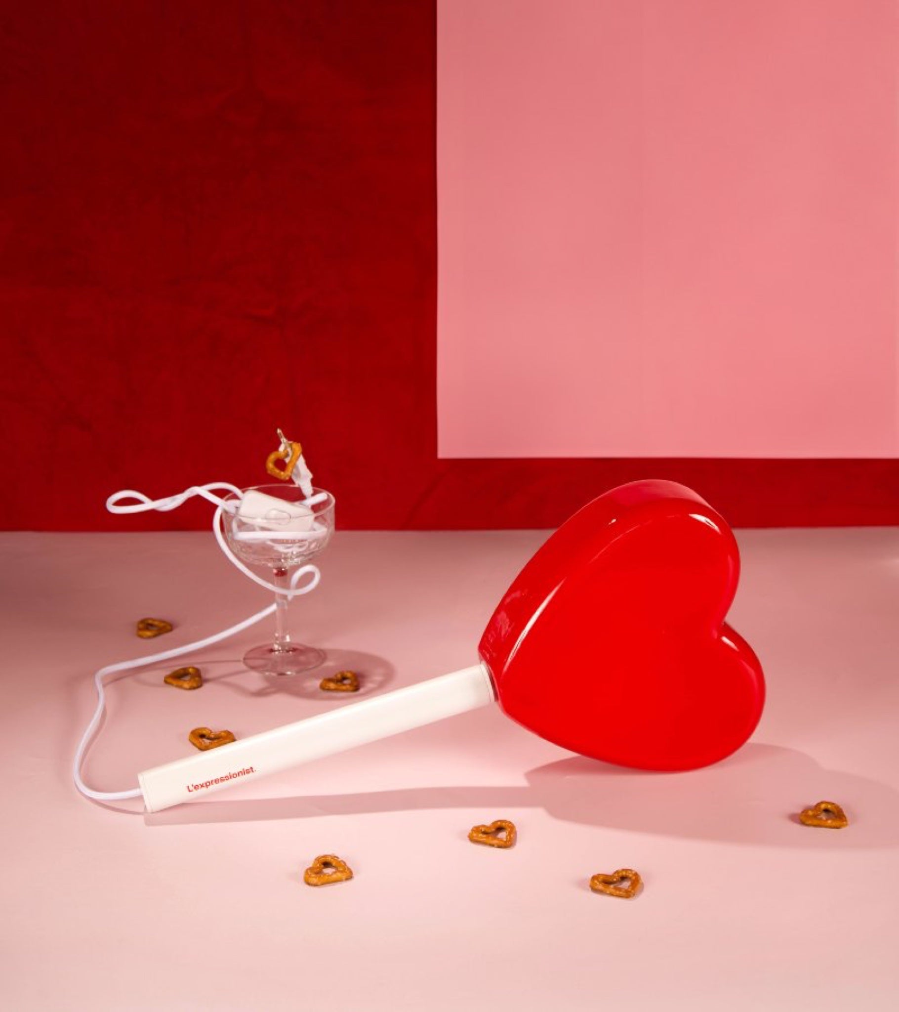 Lampe murale sucette cœur — vue 5 | Appart 17