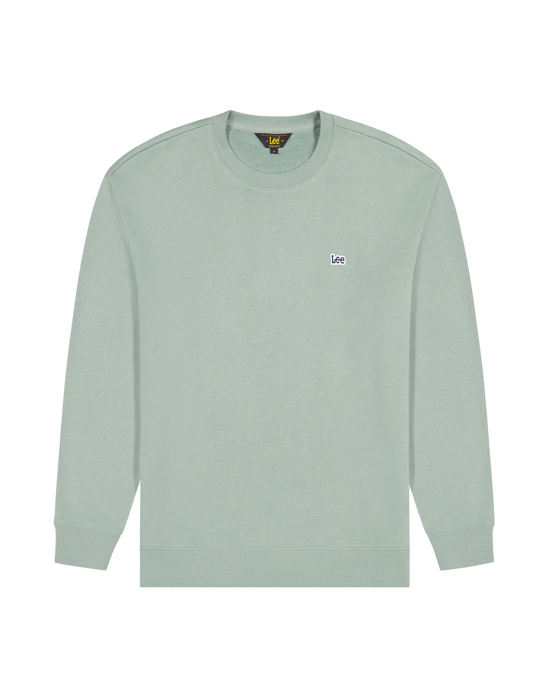 Sweatshirt Lee Patch Crew Desert Sage — Homme Appart17