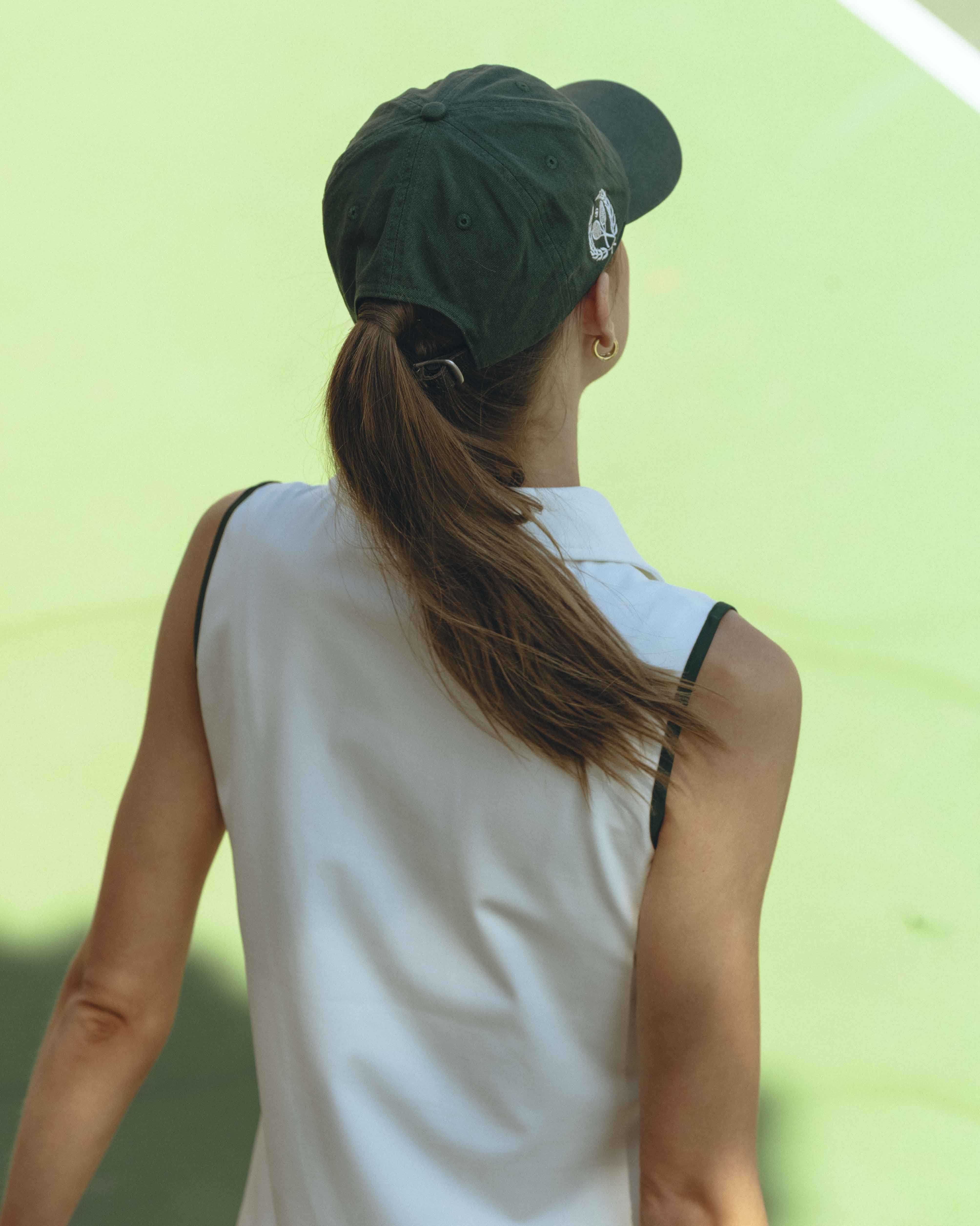 Tennis Cap Green — Mercer Amsterdam Green Appart17