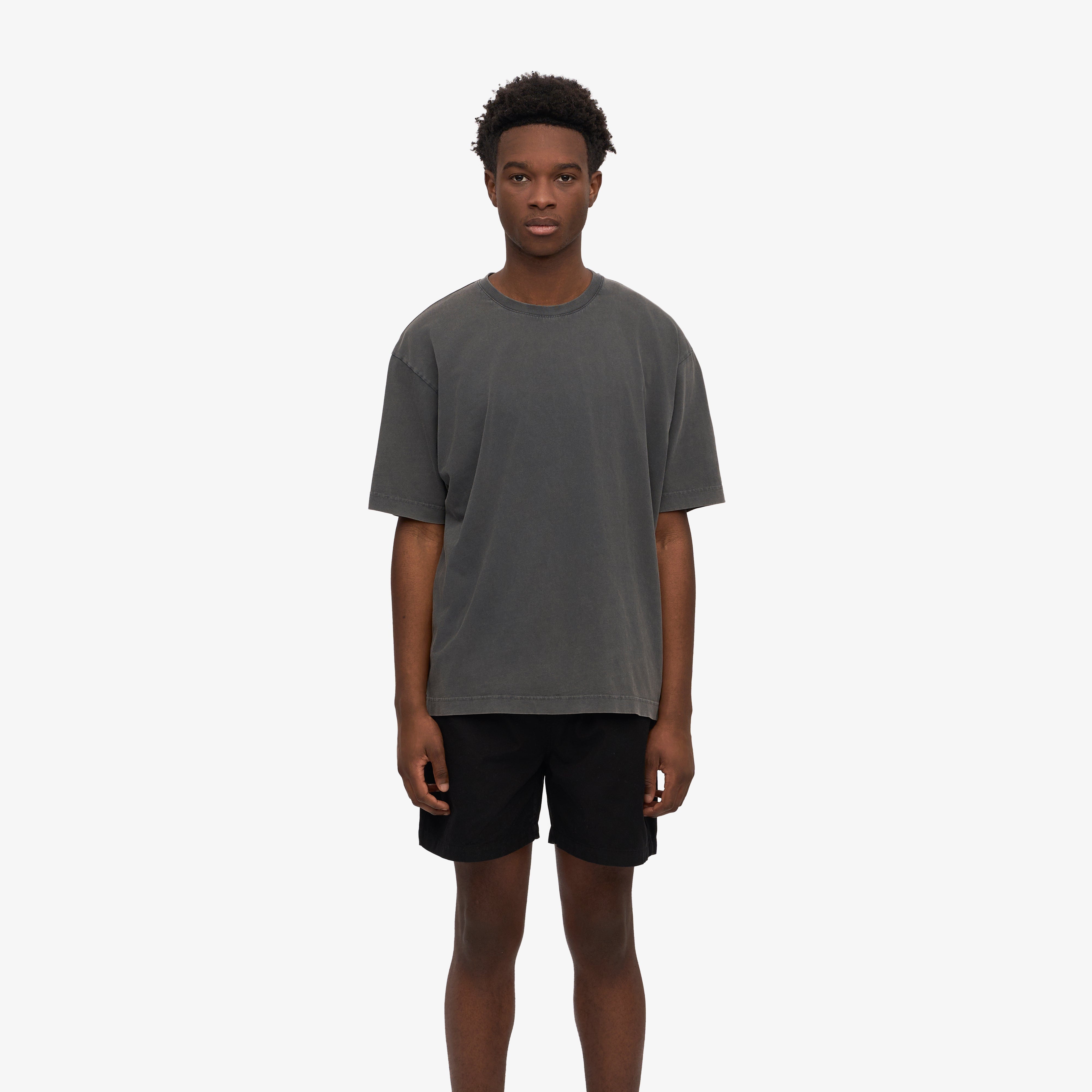 Colorful Standard Oversized Organic T-Shirt Coton bio Faded Black