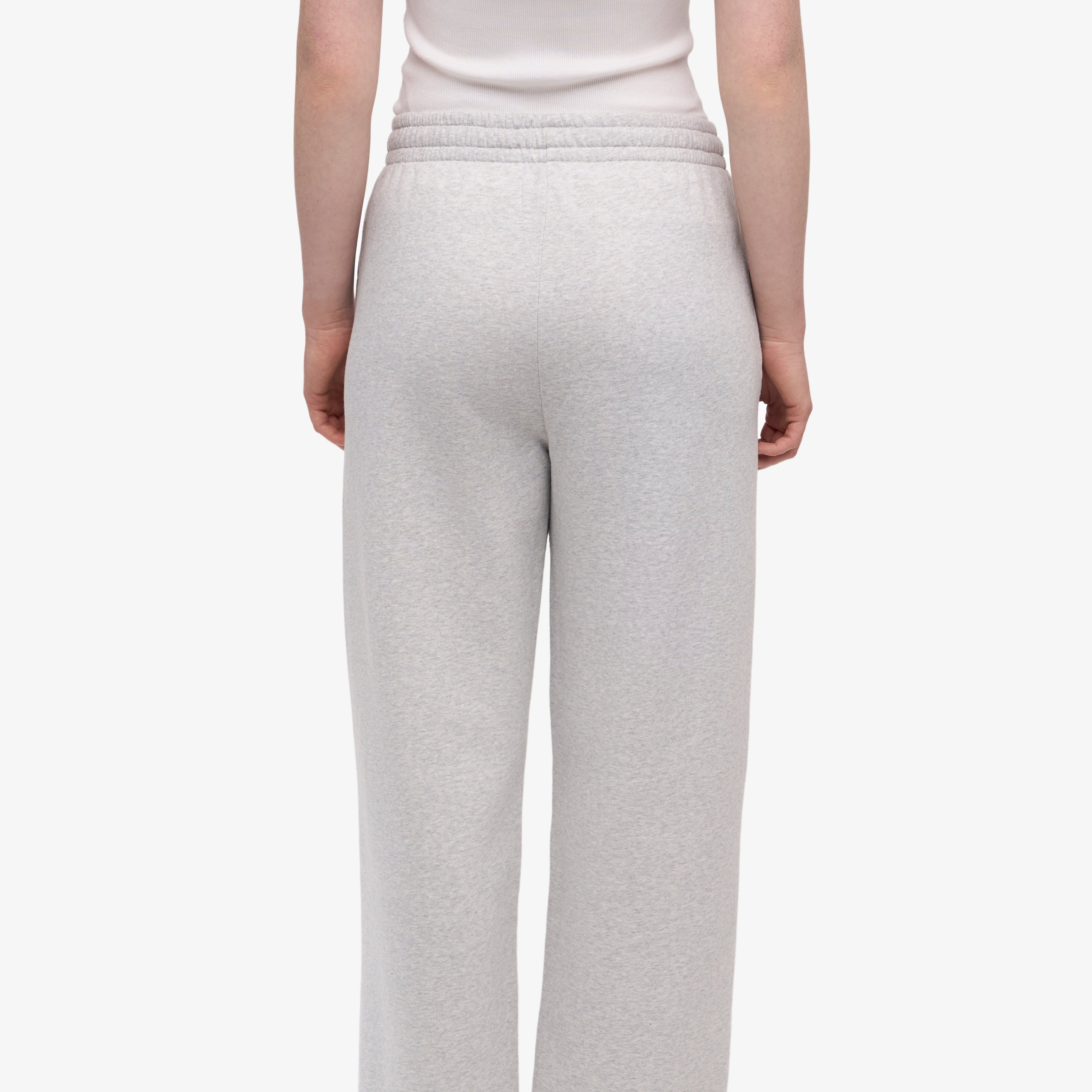 Colorful Standard Organic Straight Leg Sweatpants Snow Melange