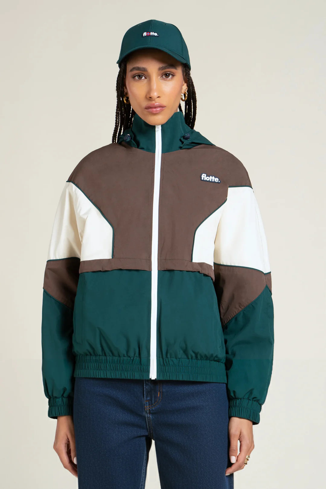 SAINT-MARTIN - VESTE IMPERMÉABLE verte — Flotte | Appart 17 Bruxelles