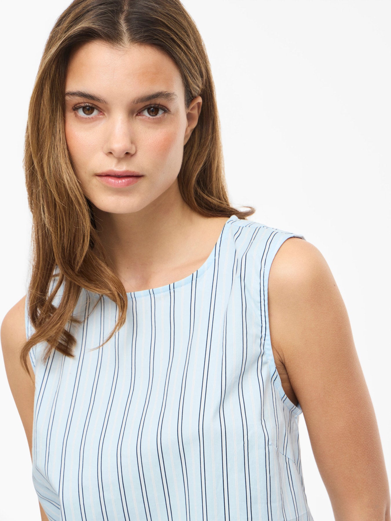 Top Sans Manches Femme Bio VILA Vivalencia Nantucket Breeze Appart17