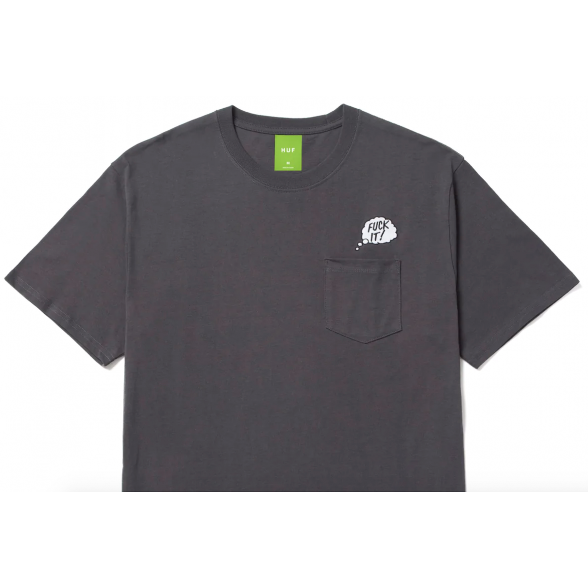 IN THE POCKET S/S TEE - CHARCOAL