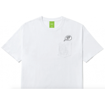 IN THE POCKET S/S TEE - white
