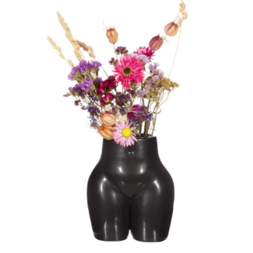 Small Body Vase Black