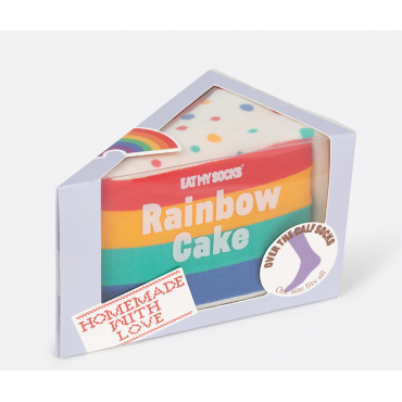 Socks rainbow cake