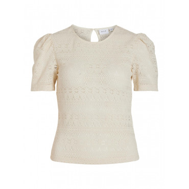 CHIKKA PUFF O-NECK  S/S TOP - NOOS