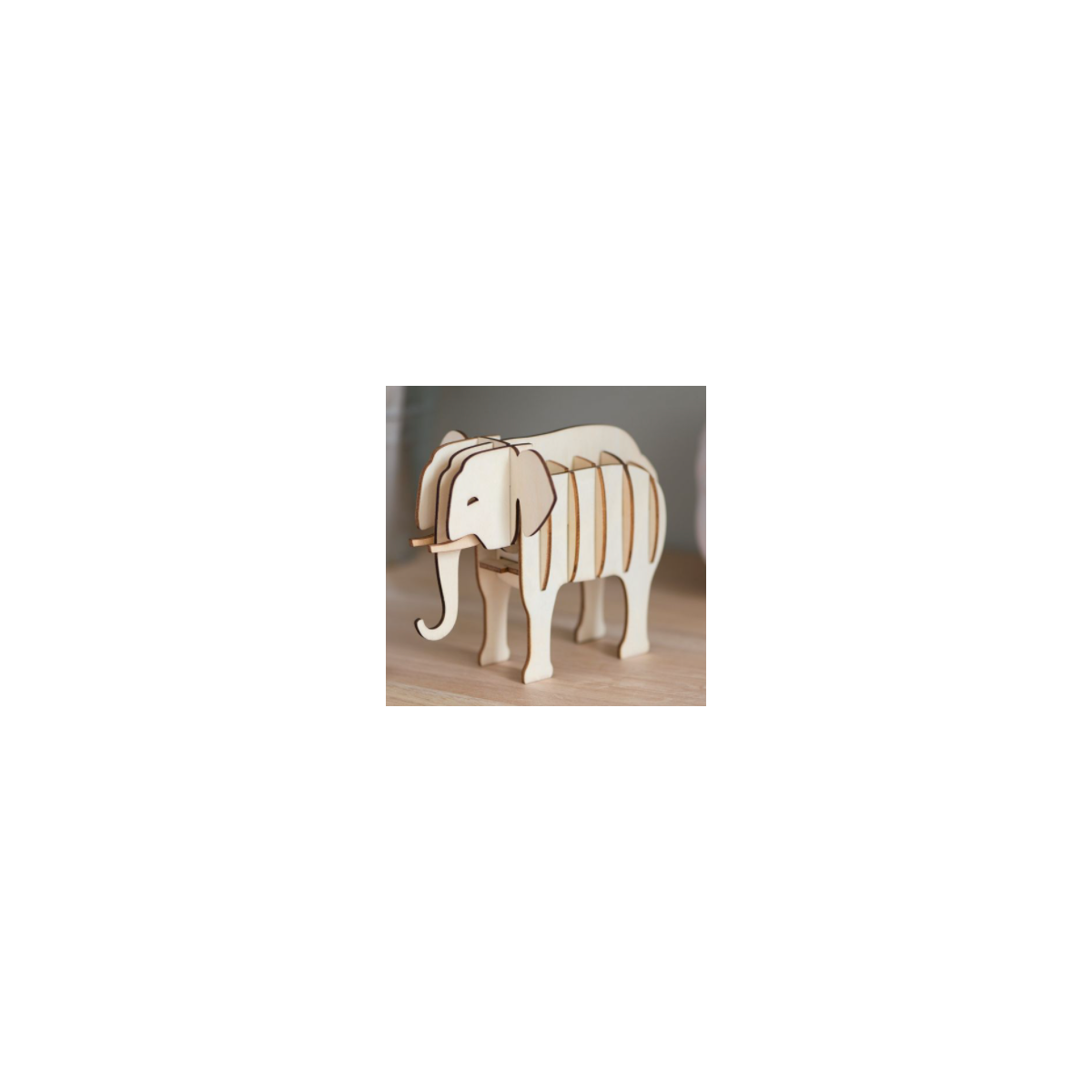 Puzzle 3D elephant
