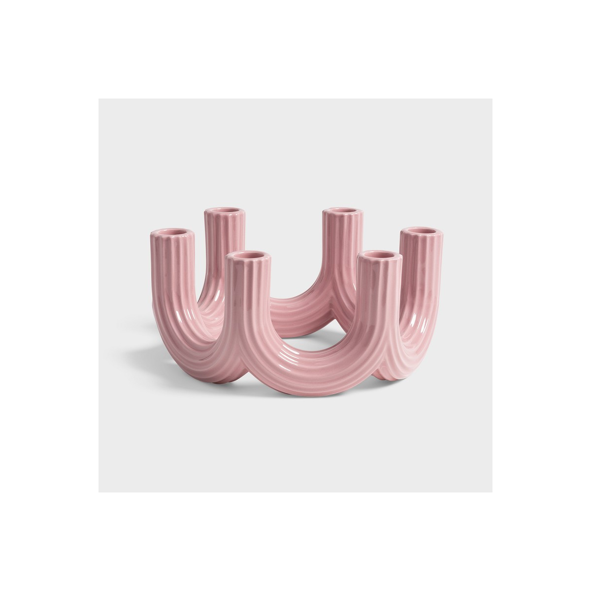 Candle holder churros pink