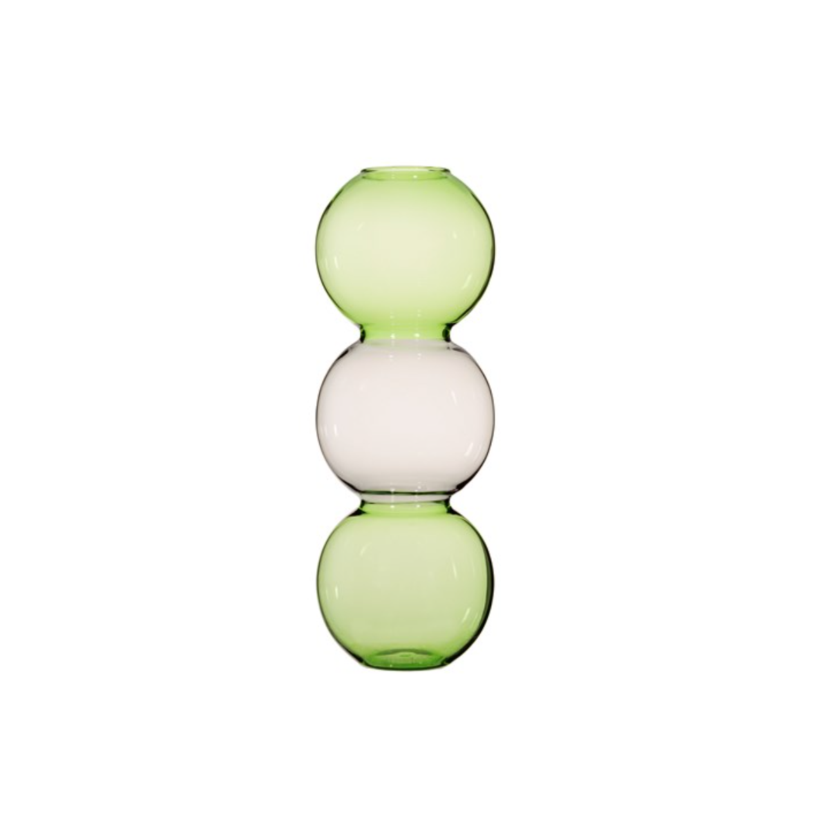 Triple Bubble Vase Grey Olive