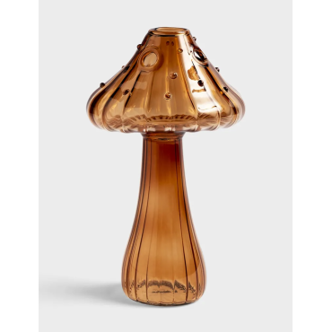 Vase Mushroom brown