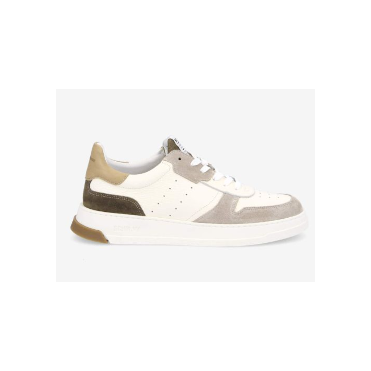 ORDER SNEAKER NAPPA/SUEDE WHITE/beige/foret