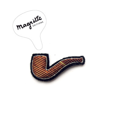 Broche Pipe -Magritte