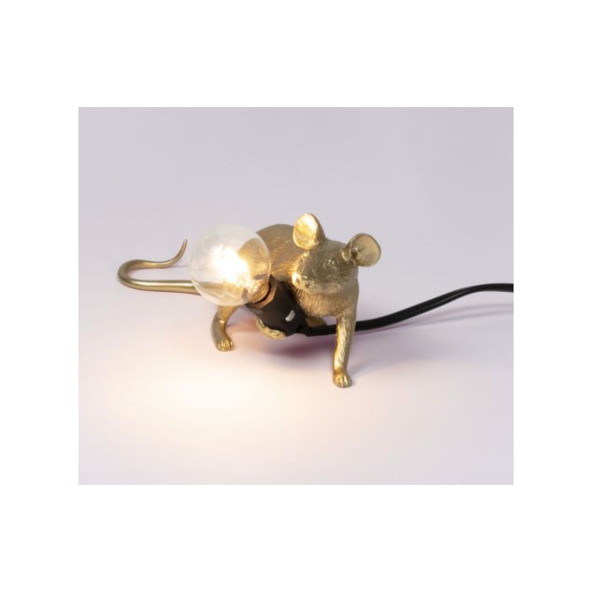 Mouse lampe Gold (couché)