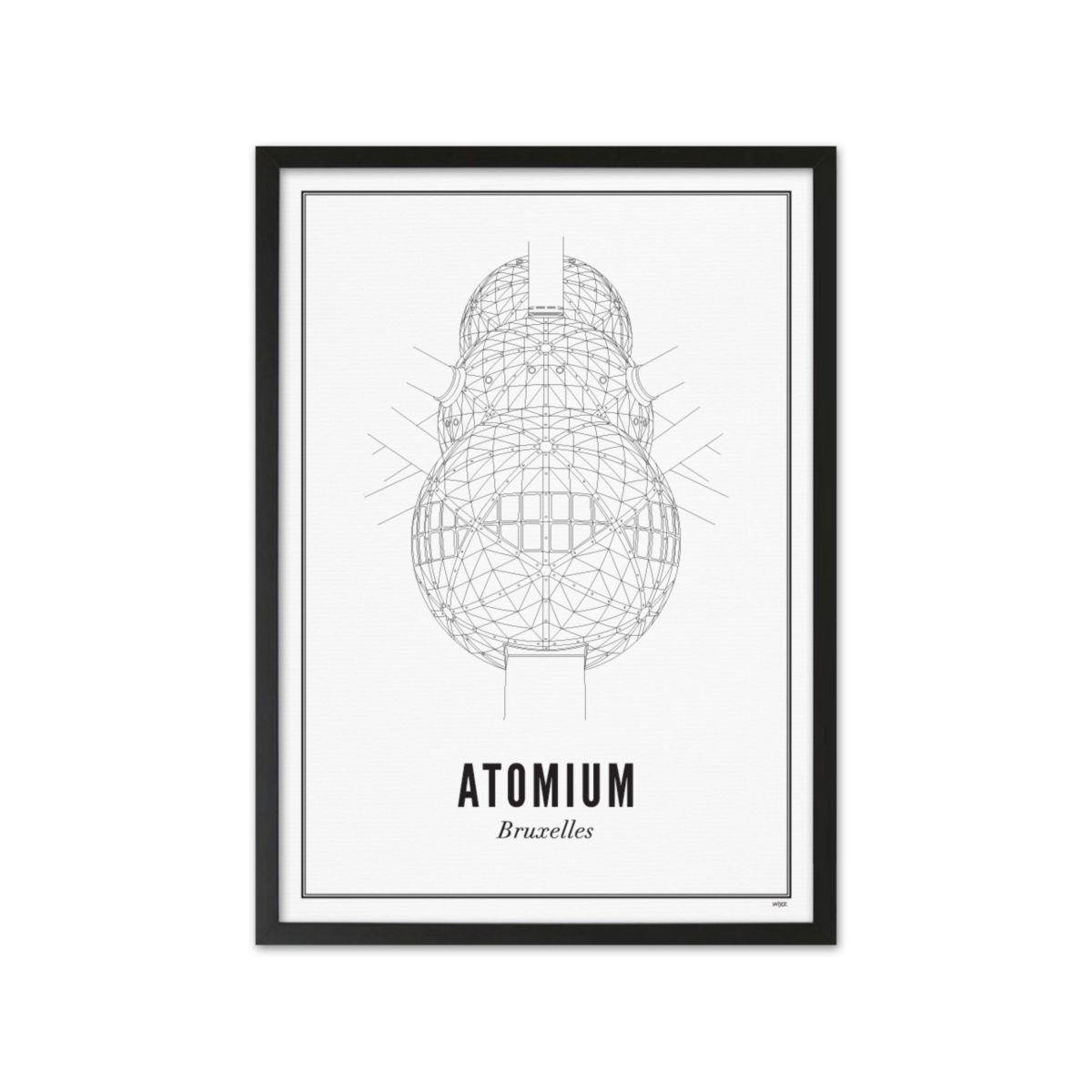 Print Atomium 30x40cm