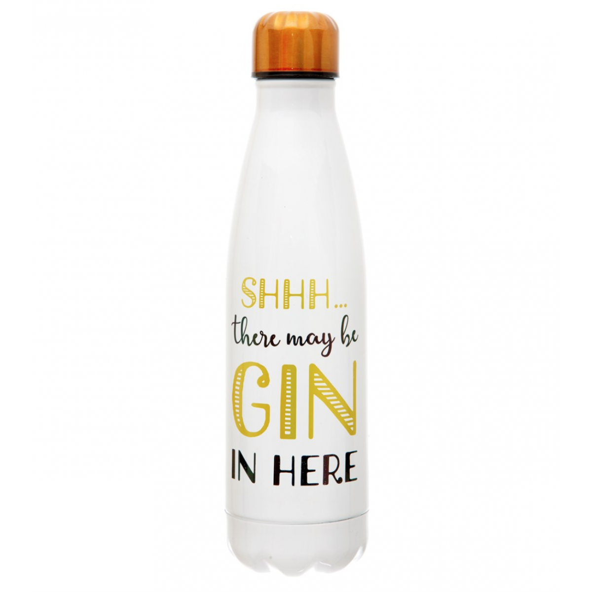 Bouteille en inox "shh there's gin in here"