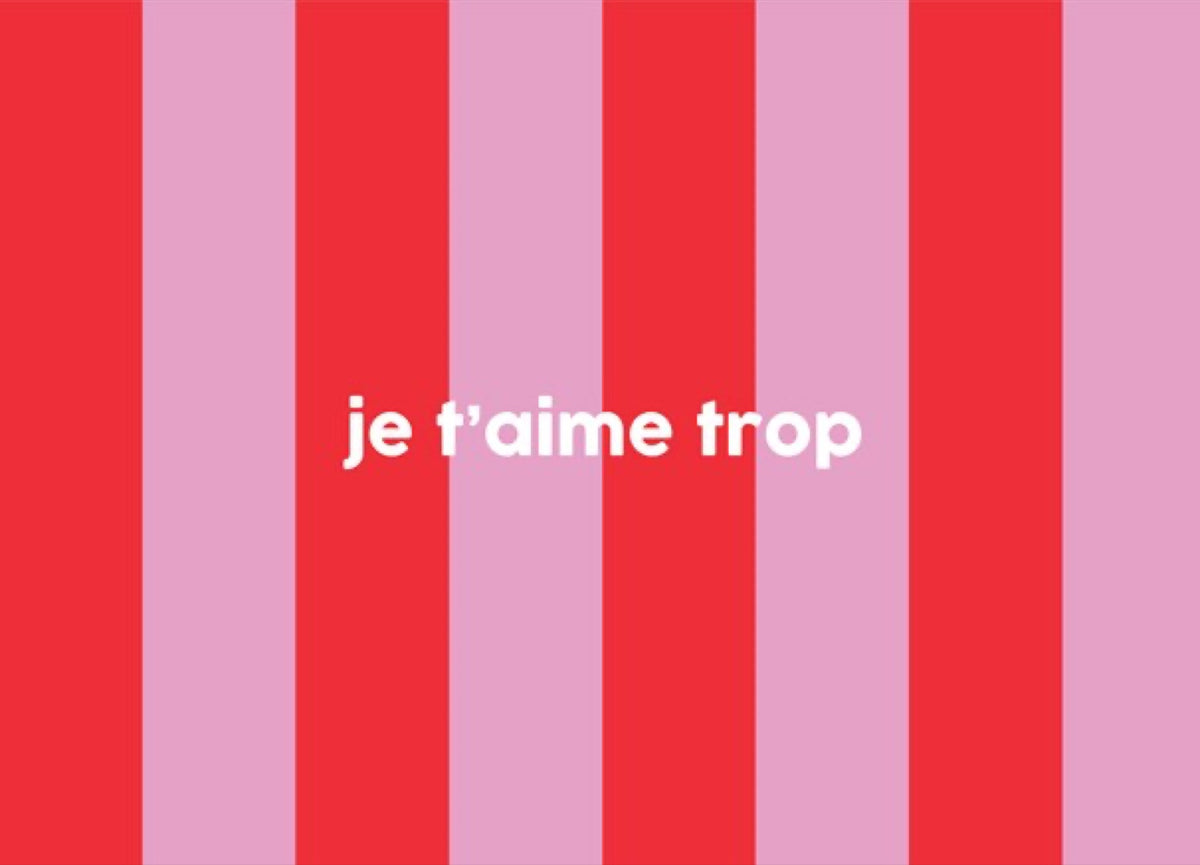 Félicie Aussi Carte animée 3D « Merde / je t'aime trop » — Felicie Aussi — Merde / je t'aime trop — vue 2 2 | Appart 17 Bruxelles