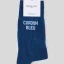 Chaussettes « Cordon bleu » — Félicie Aussi — Bleu de Prusse — vue 4 | Appart 17 Bruxelles