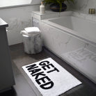 Tapis de bain « Get Naked » tufté main — Gris & blanc — vue 5, Gris & blanc | Appart 17