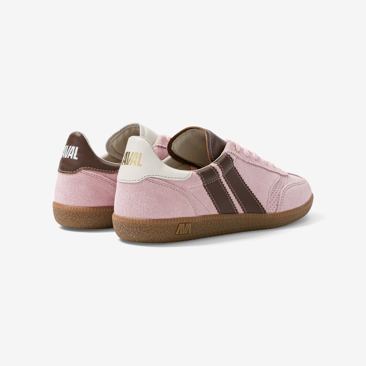 CAVAL Pulse Snow Petal Baskets asymétriques en cuir rose poudré — CAVAL — Snow Petal — vue de dos 3 | Appart 17 Bruxelles