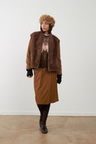 LOULIANA Veste en laine — Chocolat — vue 3