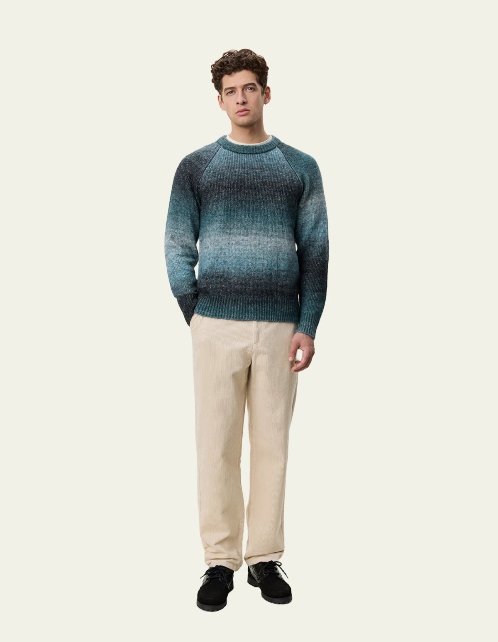 Gradient Pull col rond — Mediterranea Green — vue 2