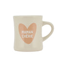 Mug céramique à message — Atelier Wagram — Maman chérie — packshot | Appart 17 Bruxelles