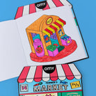 Carnet de coloriage 34 pages + stickers, Coloring Boutique — OMY — Farmer's Market — autre vue 2 | Appart 17 Bruxelles