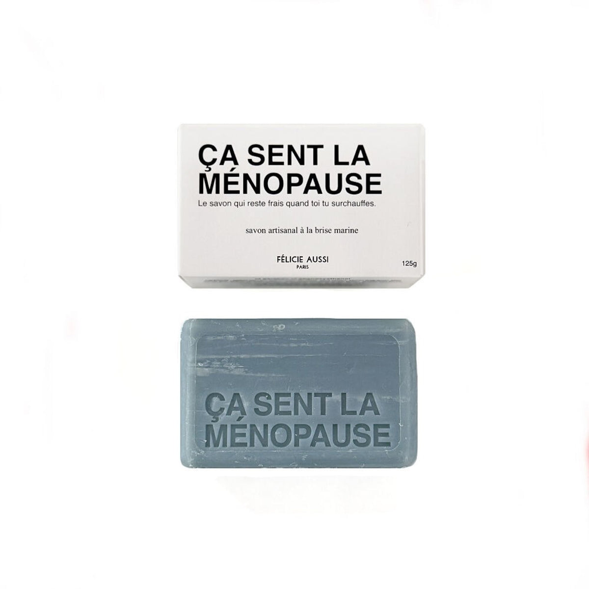 Félicie Aussi Savon « Ménopause » à la brise marine — Felicie Aussi — Brise marine — photo produit | Appart 17 Bruxelles