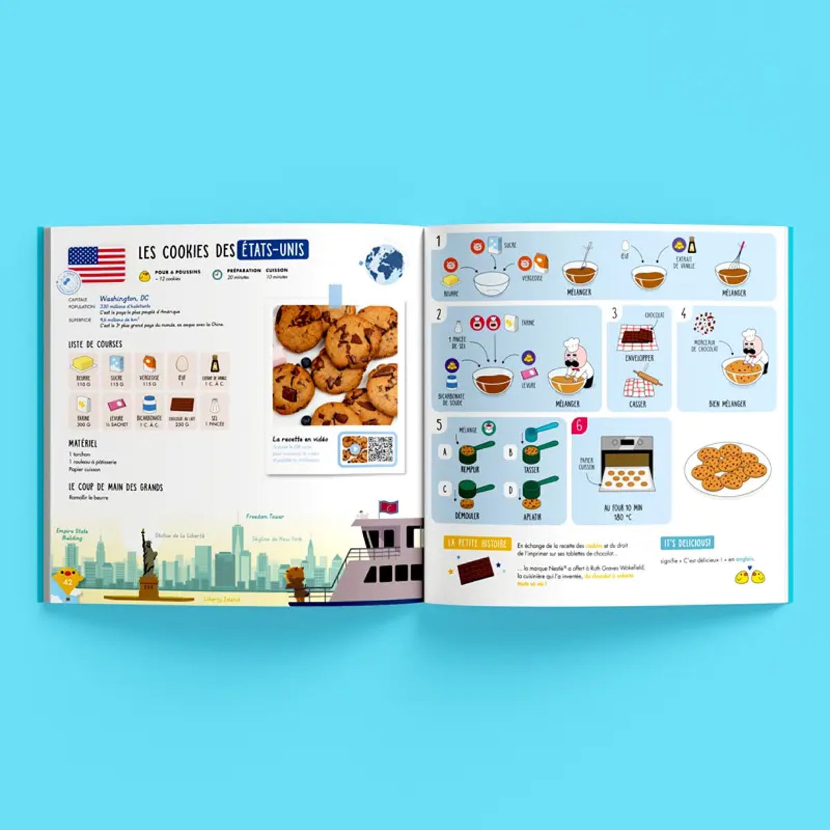 Coffret cuisine enfant livre de recettes — Chefclub Kids — Les recettes du monde — autre vue 3 | Appart 17 Bruxelles