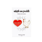 Duo de pin's « Poulette » — Félicie Aussi — Poulette — photo produit | Appart 17 Bruxelles