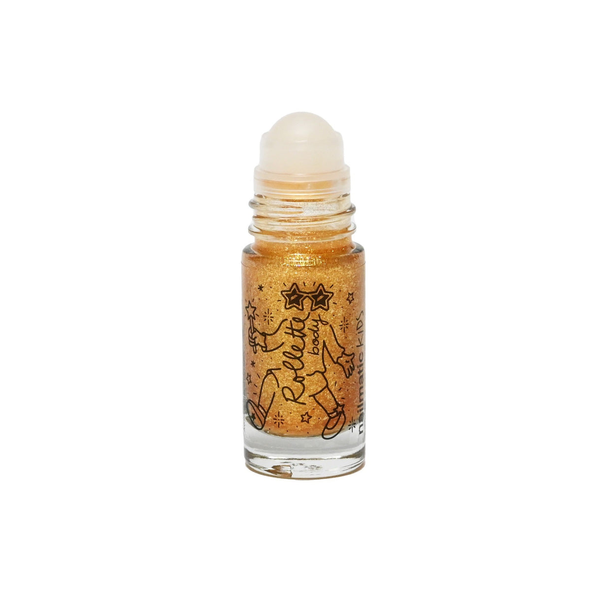 Body Rollette, gel pailleté pour le corps 20 ml — Nailmatic — Or — packshot | Appart 17 Bruxelles