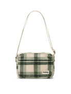 Hindbag Nino Sac bandoulière, tartan ou effet laine — Hindbag — Tartan vert — packshot 3 | Appart 17 Bruxelles