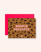 Carte d'amour illustrée Amor, Kiss Kiss, Bisous — Ma Petite Vie — Bisous Poulette — packshot | Appart 17 Bruxelles