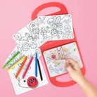 Drawing Kit, mallette de coloriage réutilisable — SuperPetit — Forêt enchantée — autre vue 3 | Appart 17 Bruxelles