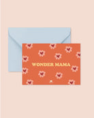 Carte fête des mères illustrée avec enveloppe — Ma Petite Vie — Wonder mama — packshot | Appart 17 Bruxelles