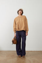 THELKA T-shirt en coton stretch — Beige — vue 3