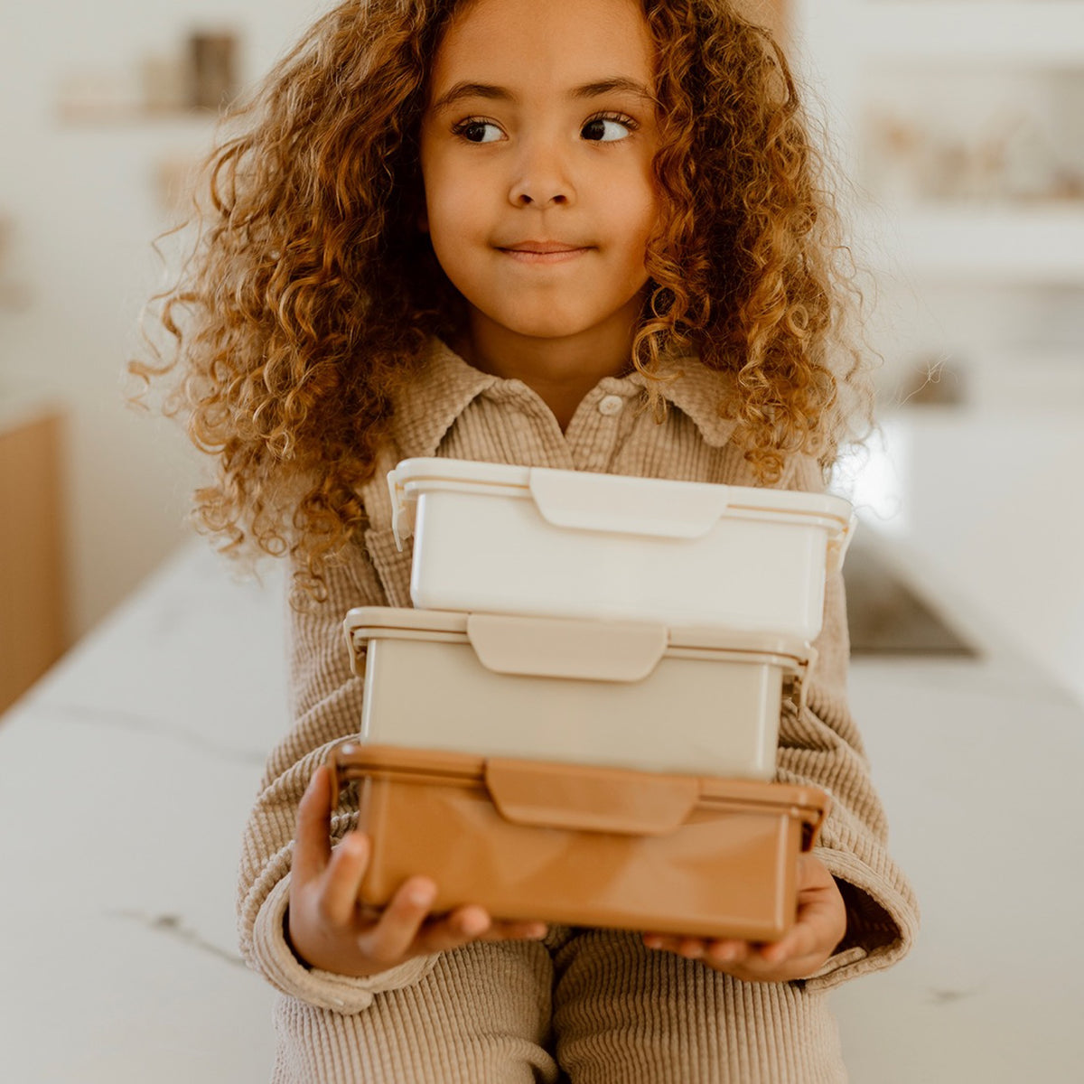 Boîte à lunch enfant — Atelier Wagram — Nougat — autre vue 3 | Appart 17 Bruxelles