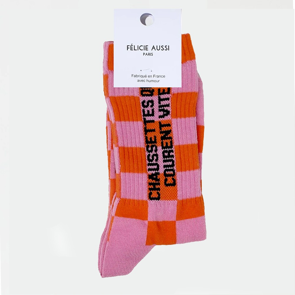 Felicie Aussi Chaussettes qui courent vite bleu prusse 40/45