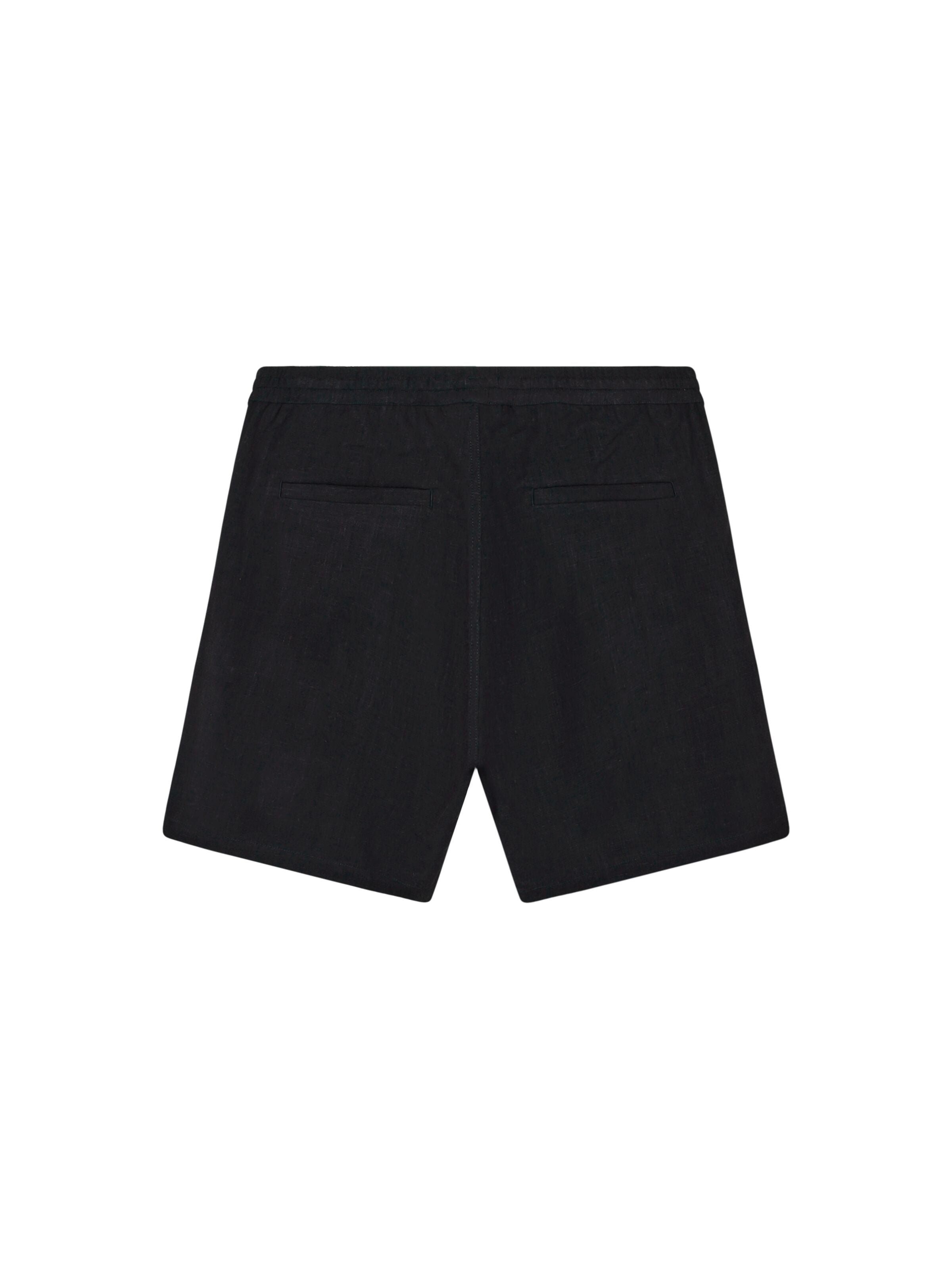 Short Astral en lin et lyocell Black Jet – KnowledgeCotton Apparel | Appart 17