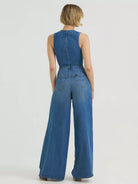 Combinaison Lee DAPPER en denim Torrential — vue de dos | Appart 17