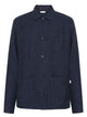 Linen overshirt - GOTS/Vegan — KnowledgeCotton Apparel - MEN — détail | Appart 17
