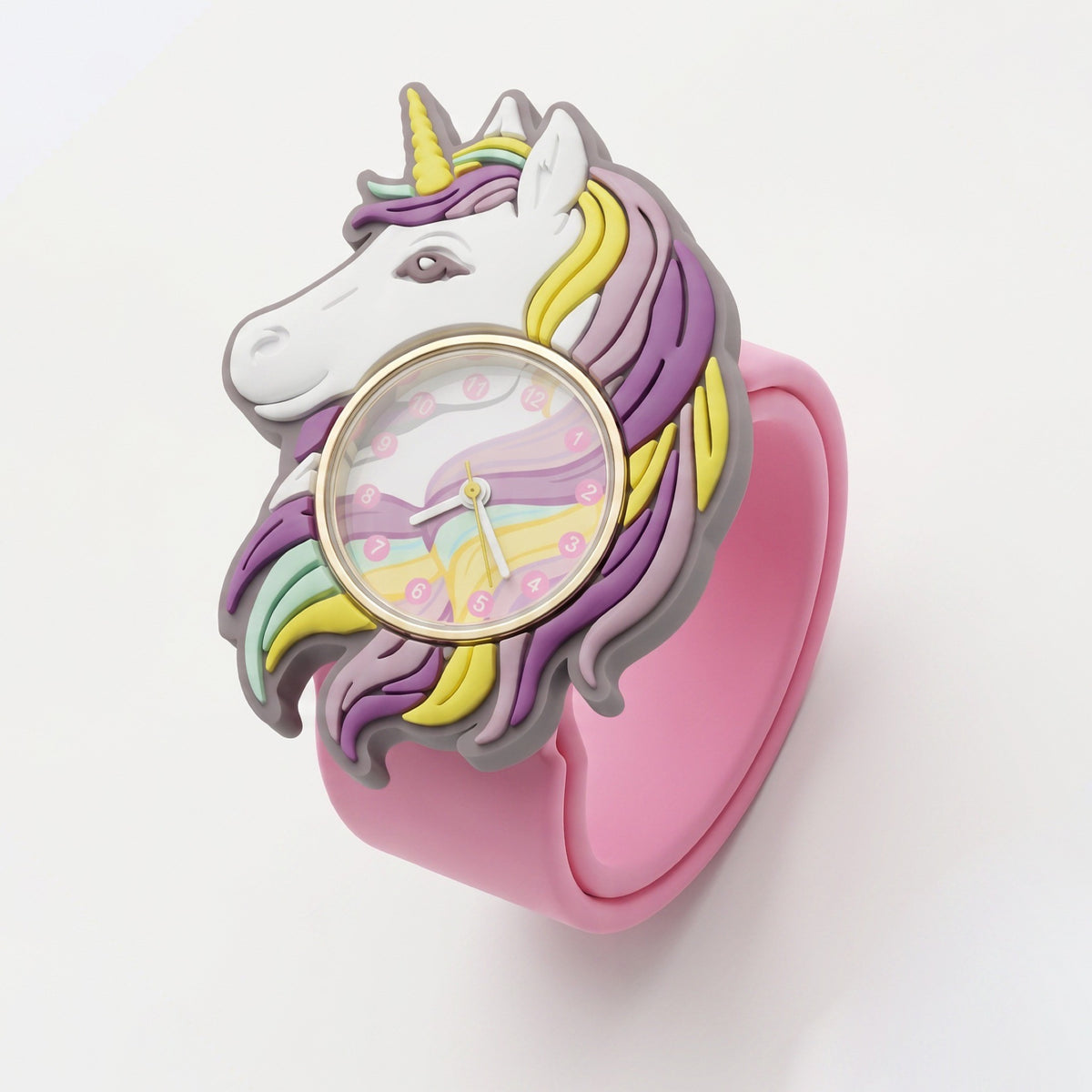 Montre slap enfant Time Pals — Mava Design — Licorne — autre vue 2 | Appart 17 Bruxelles