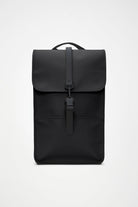 Backpack W3 — Rains — Black — packshot | Appart 17 Bruxelles