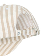 Casquette Seersucker à rayures Creme Stripe – KnowledgeCotton Apparel | Appart 17