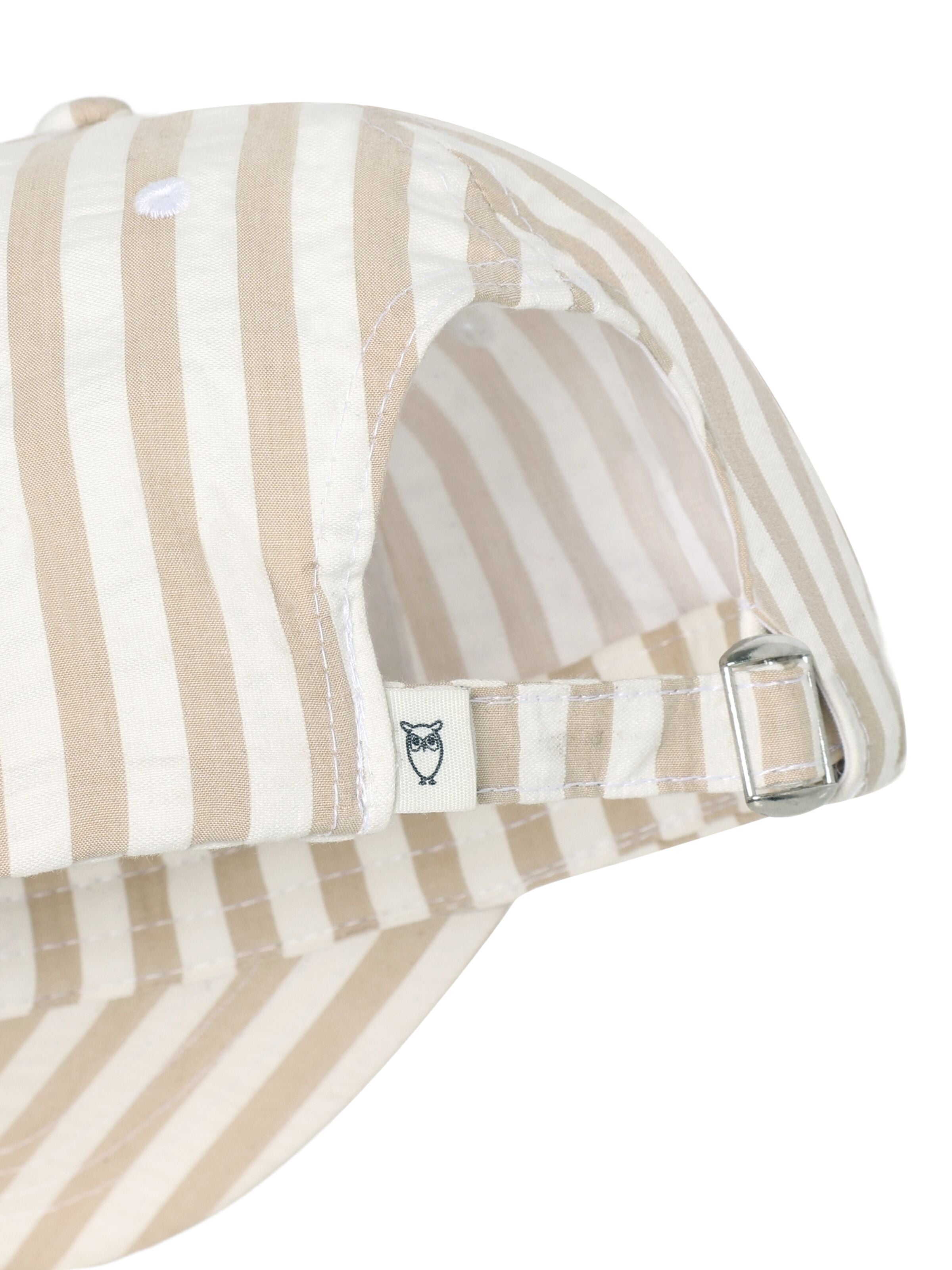 Casquette Seersucker à rayures Creme Stripe – KnowledgeCotton Apparel | Appart 17