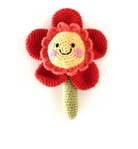 Peluche fleur rouge