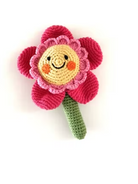 Peluche fleur rose